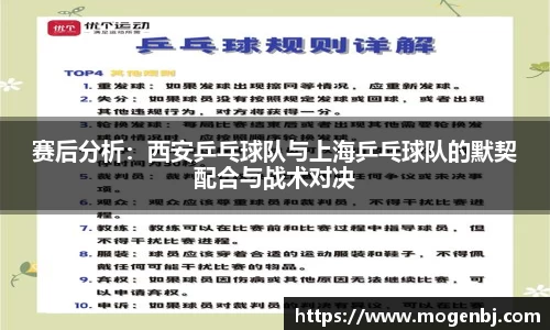 赛后分析：西安乒乓球队与上海乒乓球队的默契配合与战术对决
